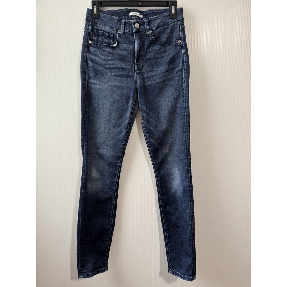 Good American Good Legs High Rise Skinny Jeans  Blue Size 6/28